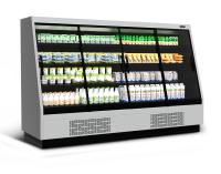 Витрина пристенная Carboma F16-08 VV 2,5-1 0030 STANDARD фронт X1 версия 2.0 (9006-9005) TOKYO 2